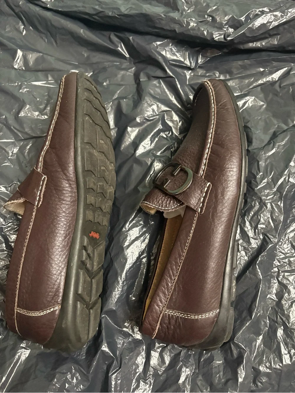 Men's Brown Leather Slip-On Loafers